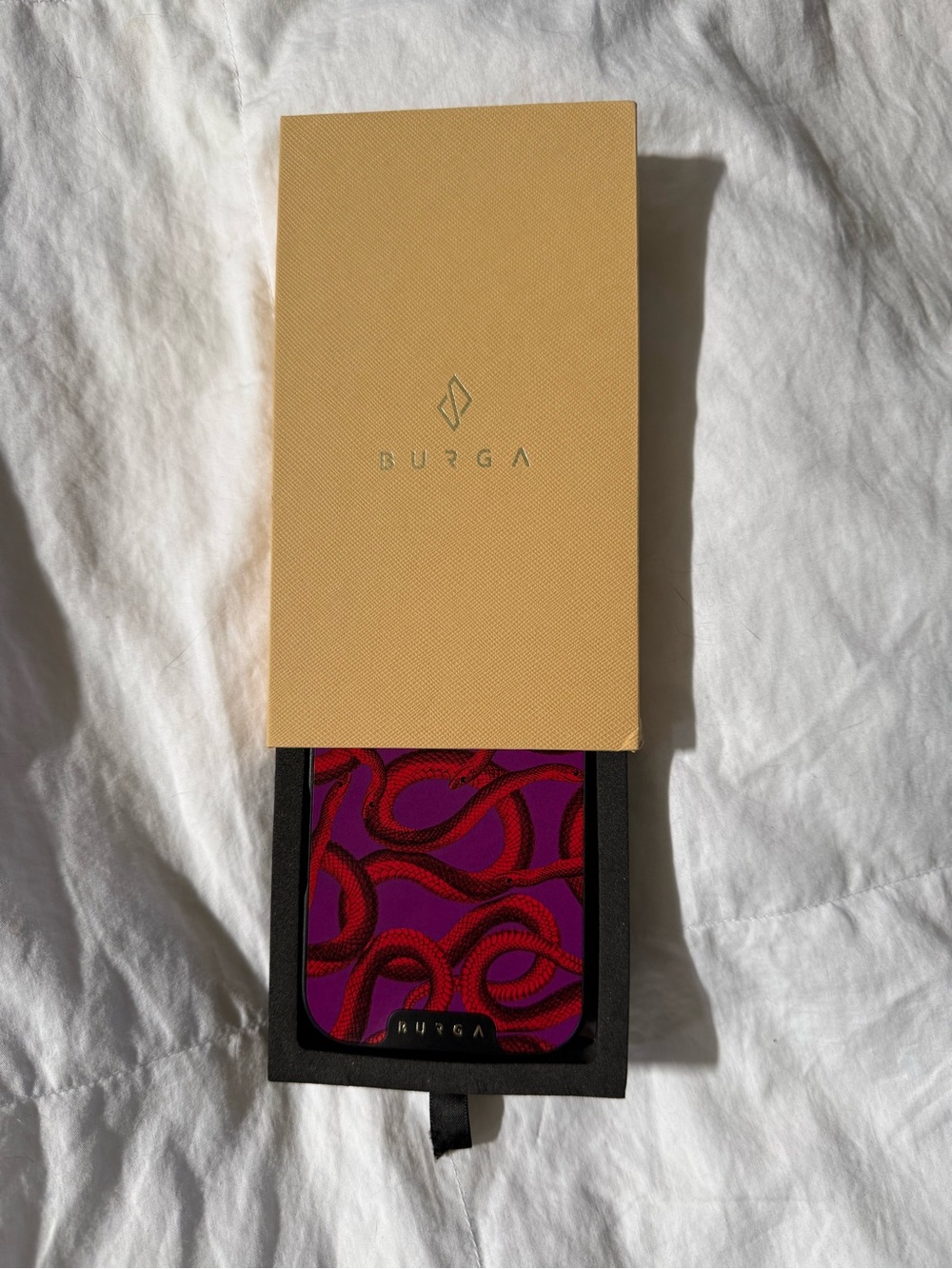 Burga iPhone 16 pro case snake design